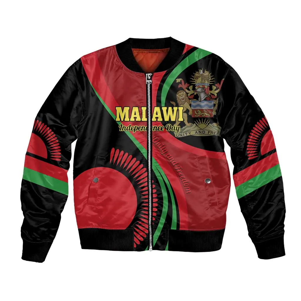 Malawi Independence Day Bomber Jacket Unity and Freedom LT01