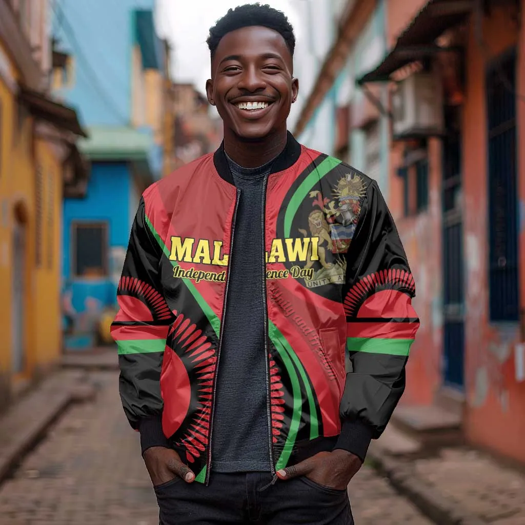 Malawi Independence Day Bomber Jacket Unity and Freedom LT01