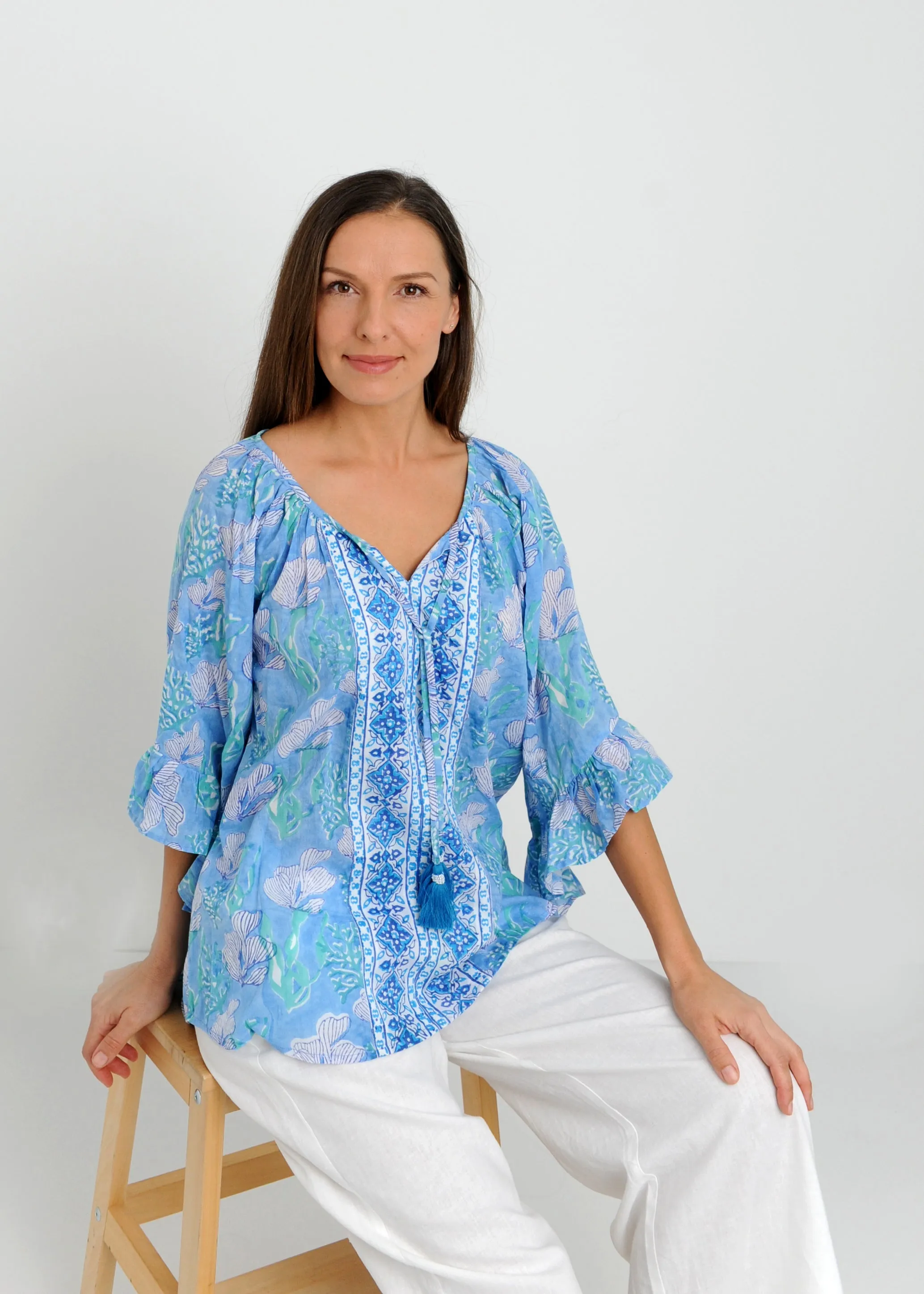 Maldives Blue Top NOW ON SALE