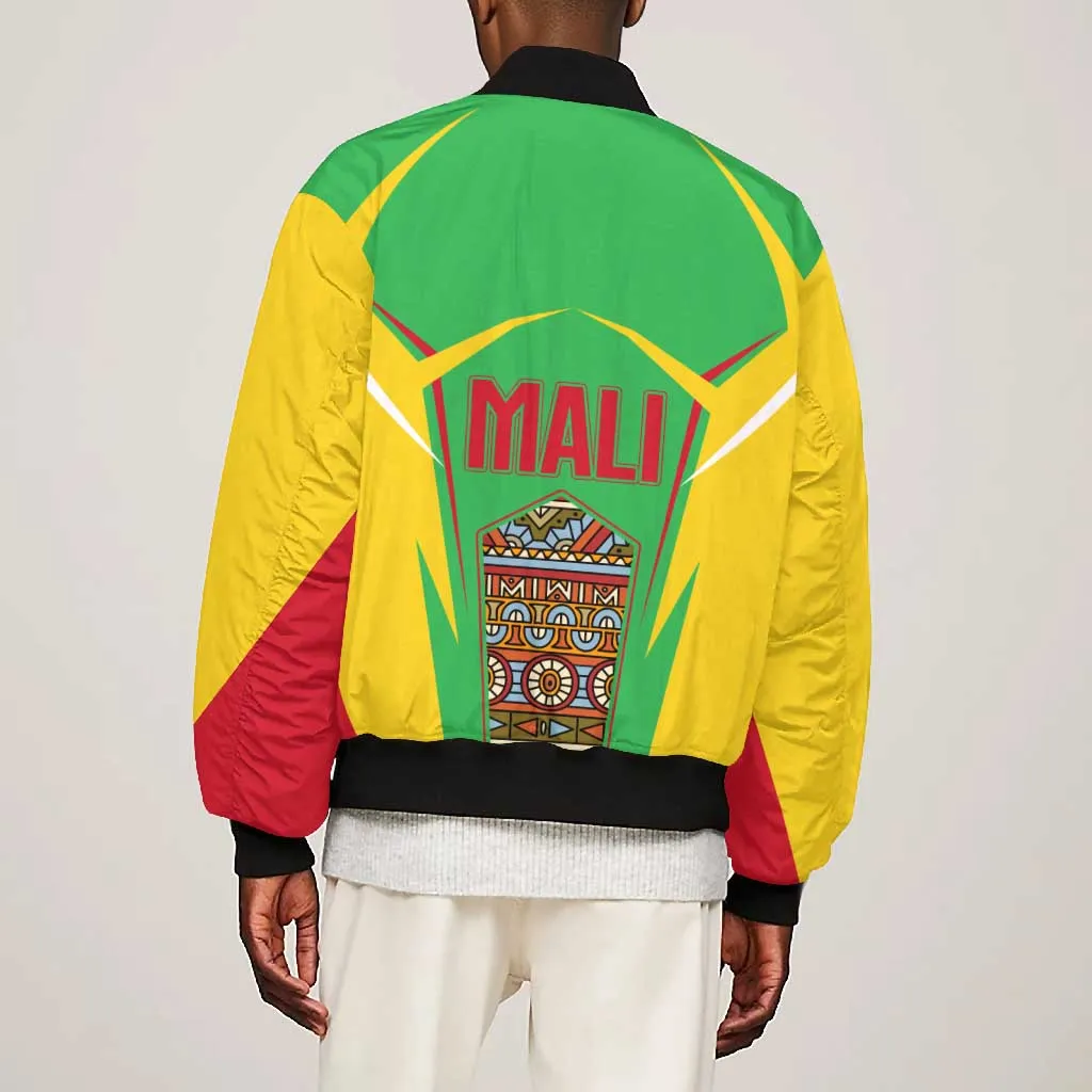 Mali Vulture Eagles Bomber Jacket African Pattern Flag Color TS04