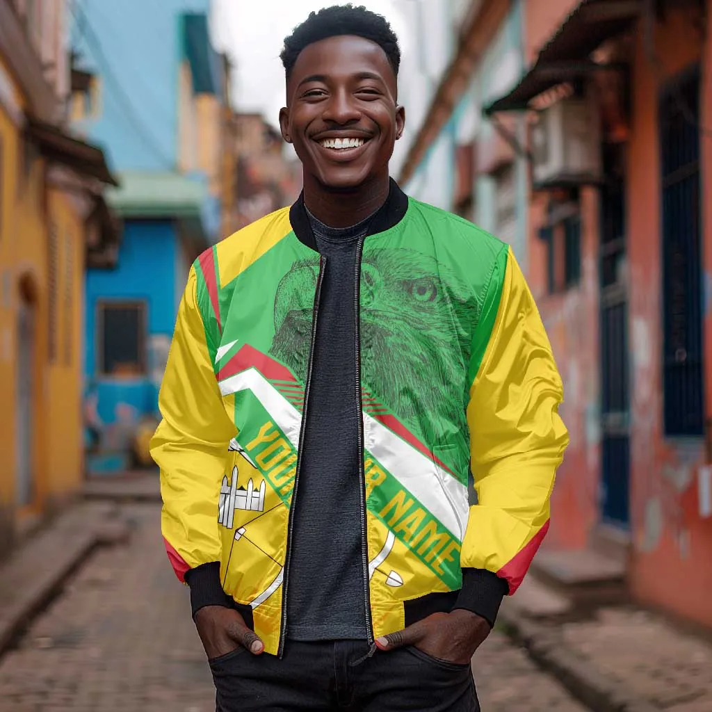 Mali Vulture Eagles Bomber Jacket African Pattern Flag Color TS04