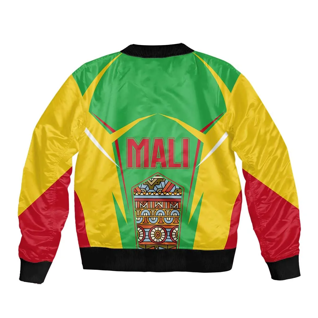 Mali Vulture Eagles Bomber Jacket African Pattern Flag Color TS04