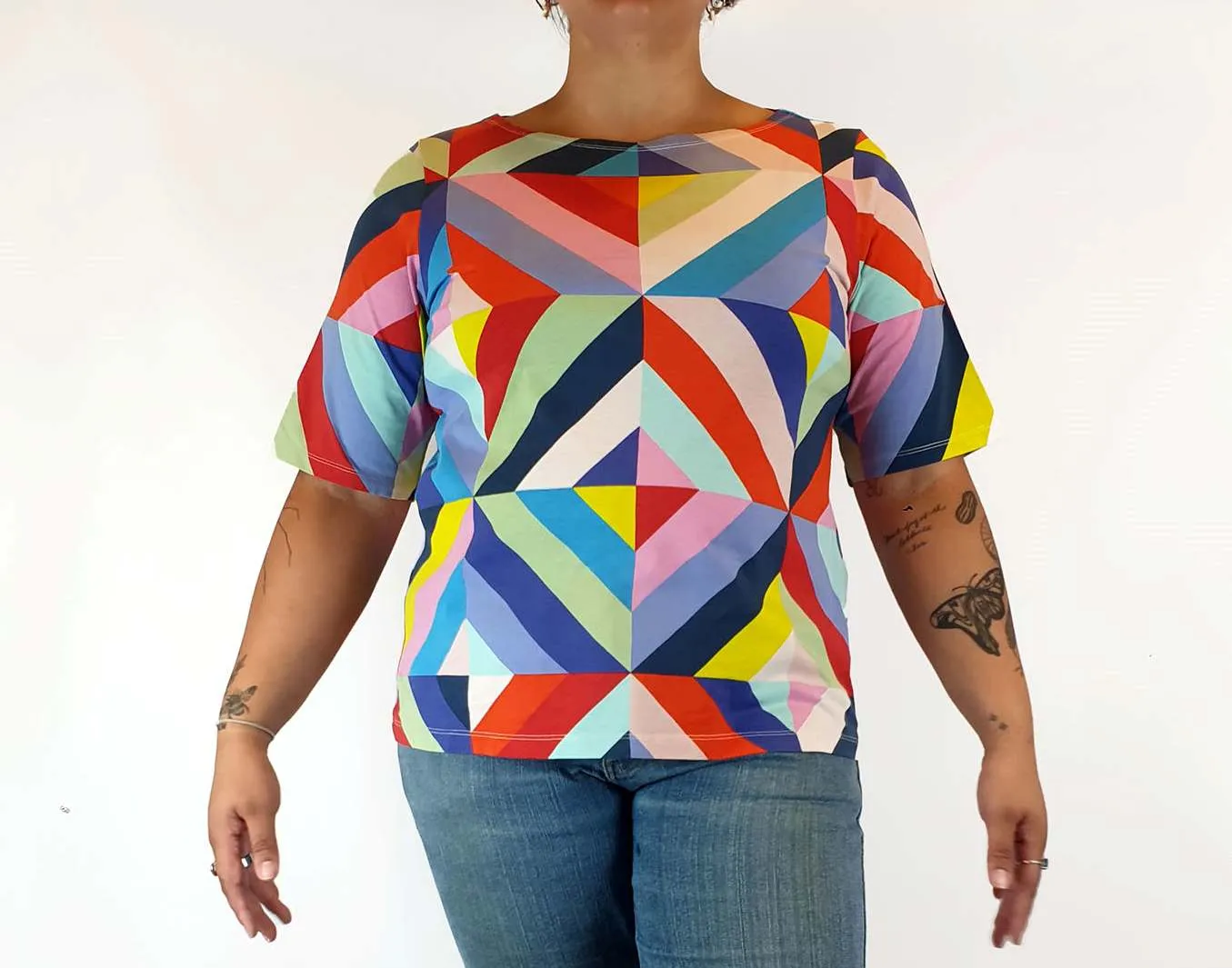 Marimekko x Uniqlo colourful top size L