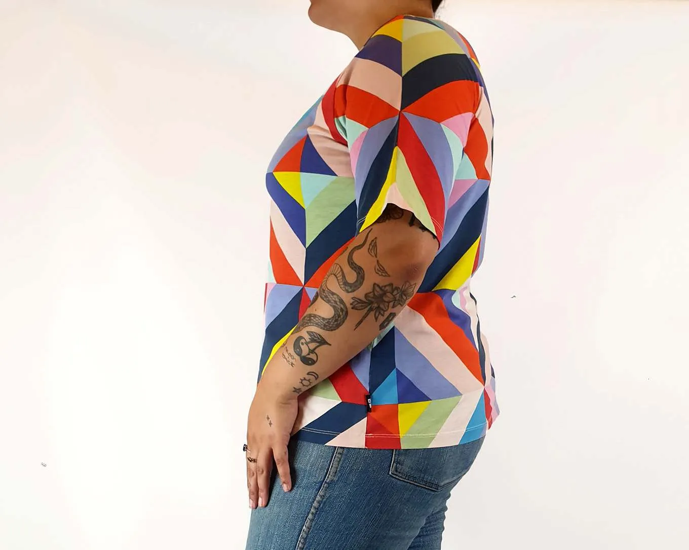 Marimekko x Uniqlo colourful top size L