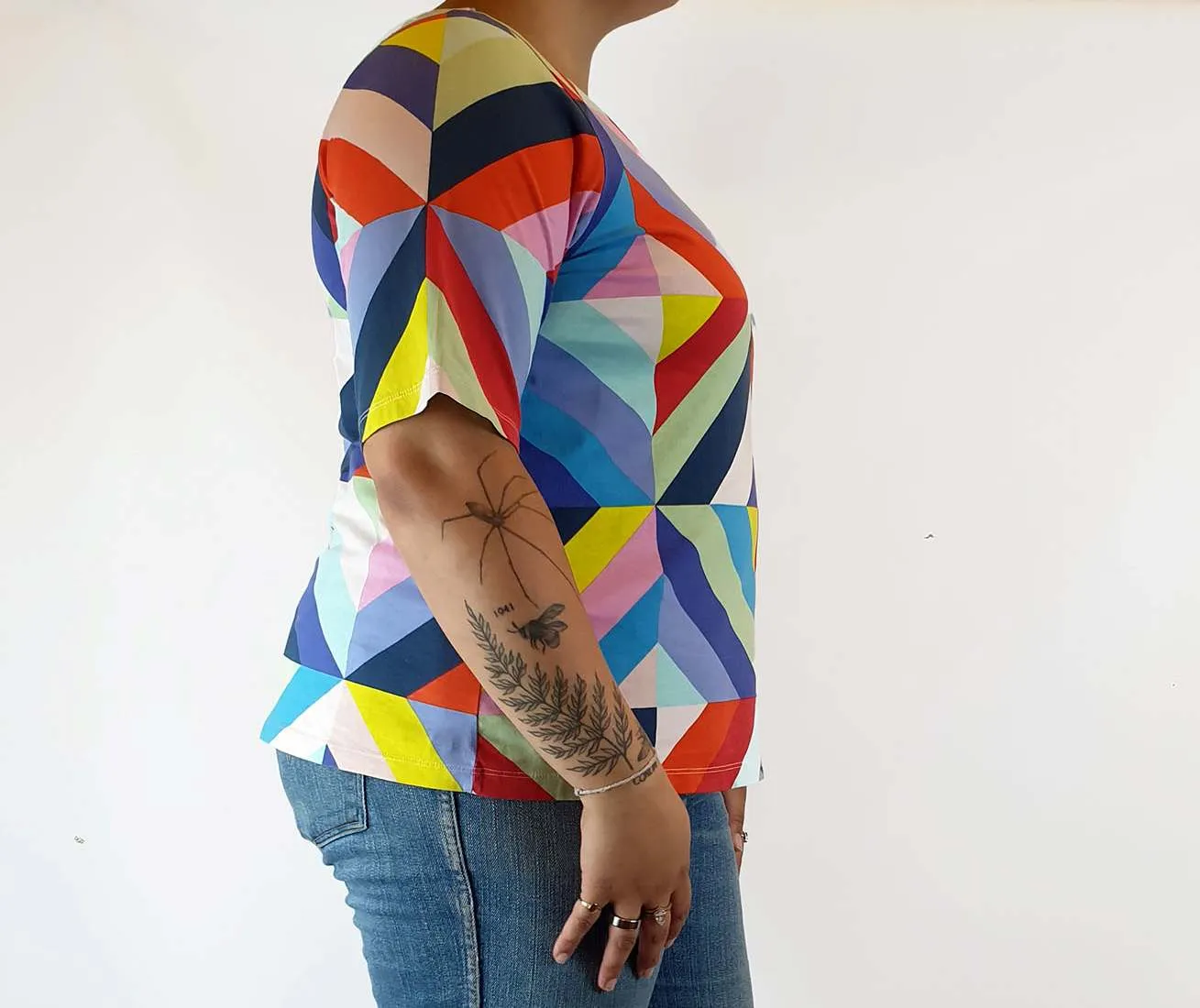 Marimekko x Uniqlo colourful top size L