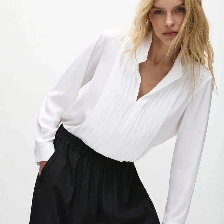 Mela Purdie Soft Tux Blouse