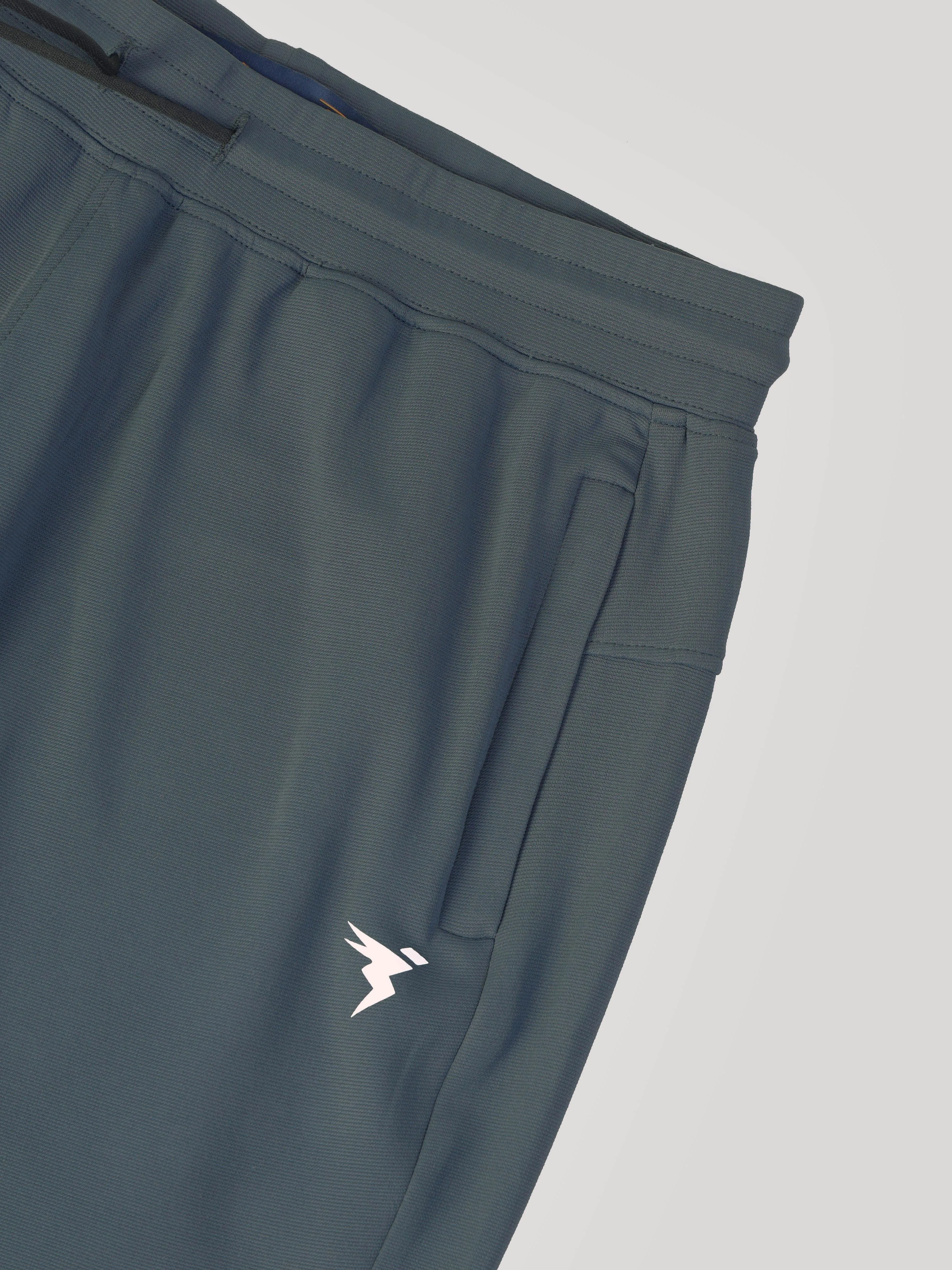 Men Solid Slim Fit Sports Shorts with TS FLEXI