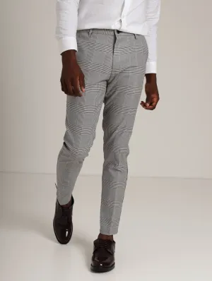 Men's Check Pant - Light Grey