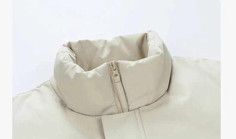 Men's Relaxed-Fit Padded Raincoat for Easy Cleaning