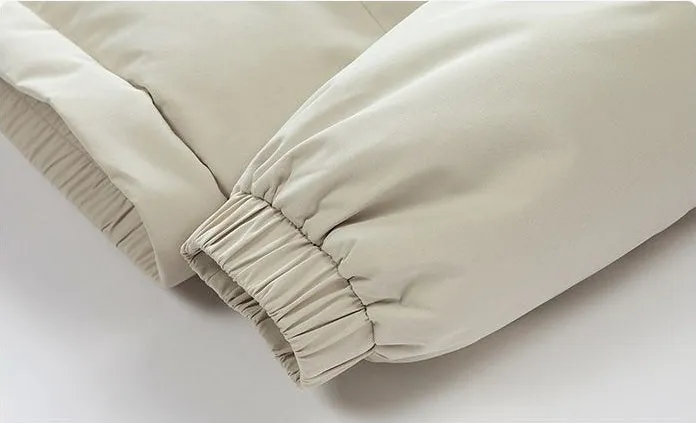 Men's Relaxed-Fit Padded Raincoat for Easy Cleaning