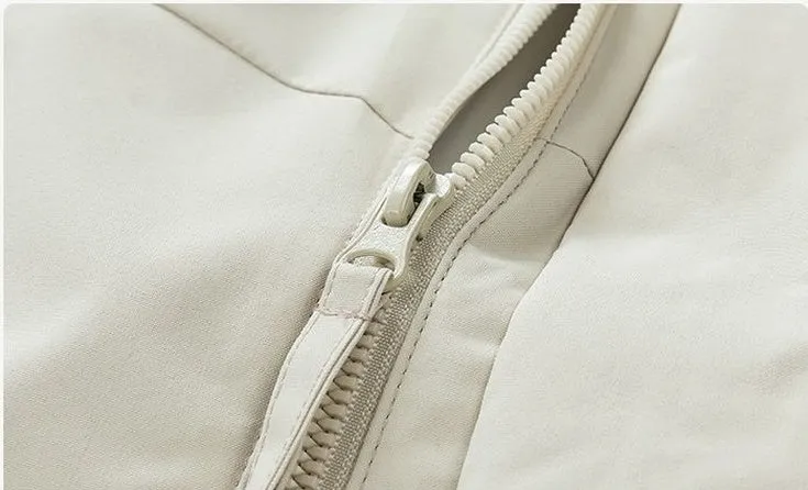 Men's Relaxed-Fit Padded Raincoat for Easy Cleaning