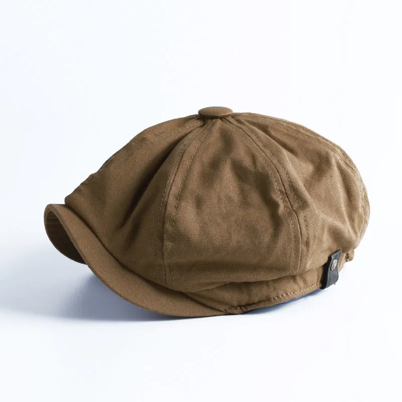 Men’s Vintage Wool Octagonal Beret – Classic British Style