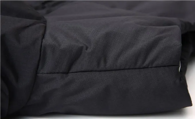 Men's Windproof Puffer Vest with Stand-Up Collar and Easy-to-Clean Material