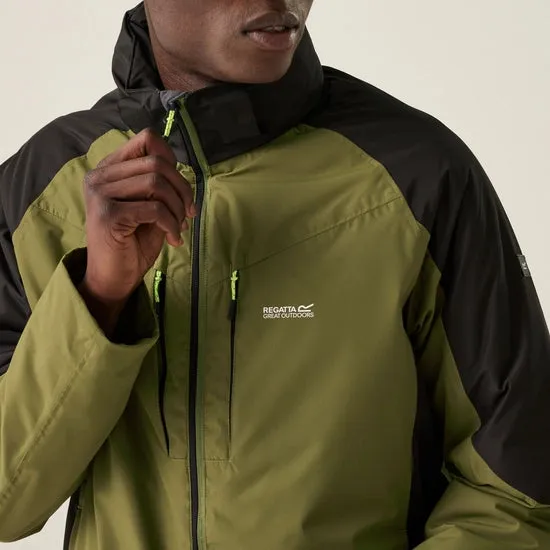 Men's Winter Calderdale II Waterproof Jacket Nephrite Green Black