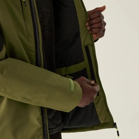 Men's Winter Calderdale II Waterproof Jacket Nephrite Green Black