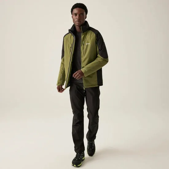 Men's Winter Calderdale II Waterproof Jacket Nephrite Green Black