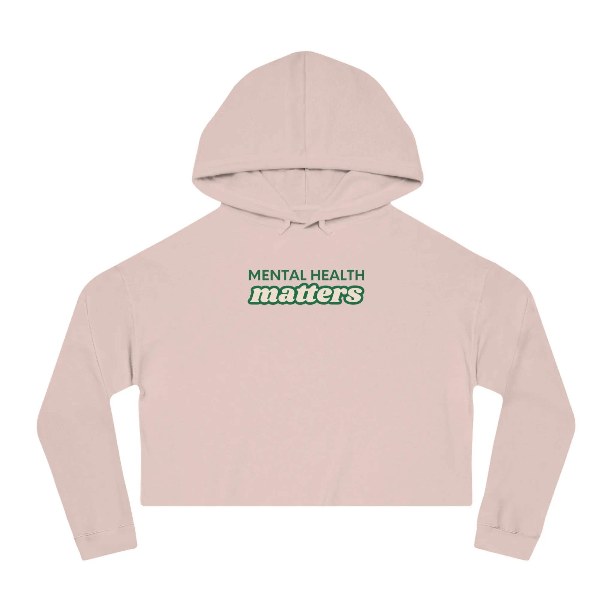 Mental Health Matters Cropped Hoodie