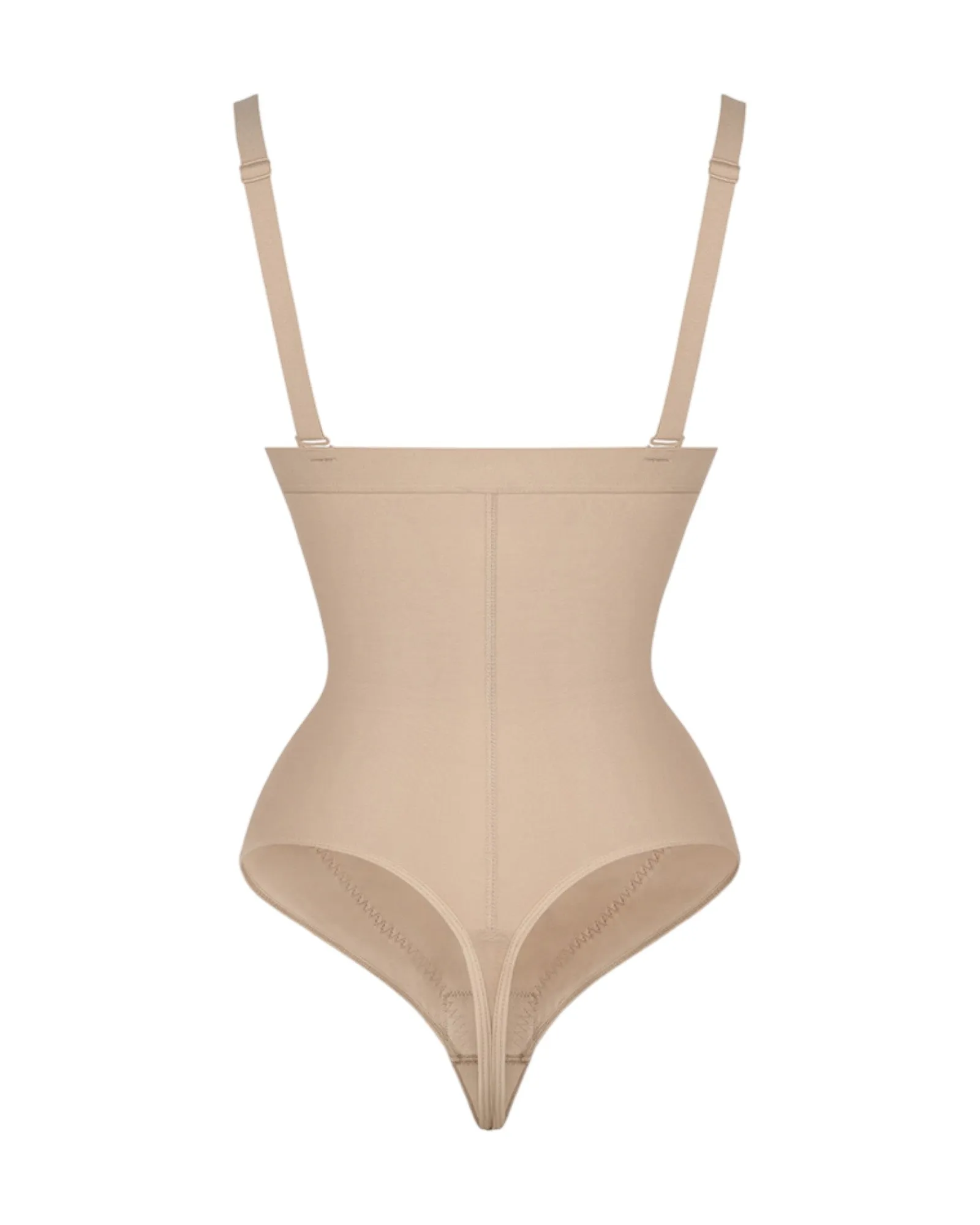 Mila Open-Bust Thong Bodysuit