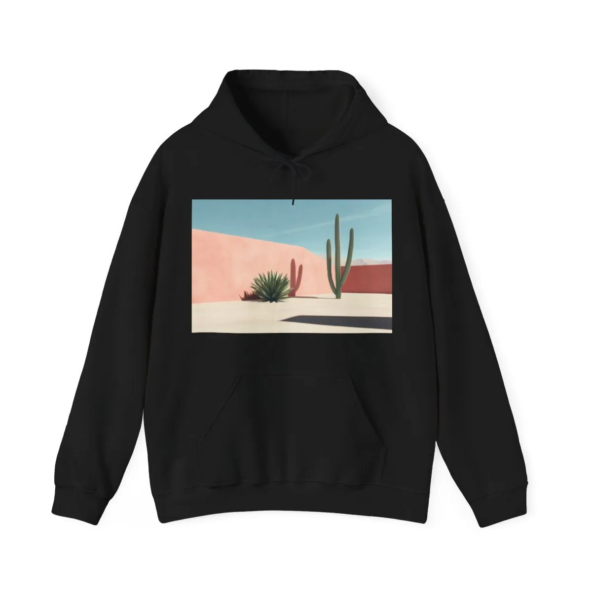 Minimal Desert Scene Hoodie Design