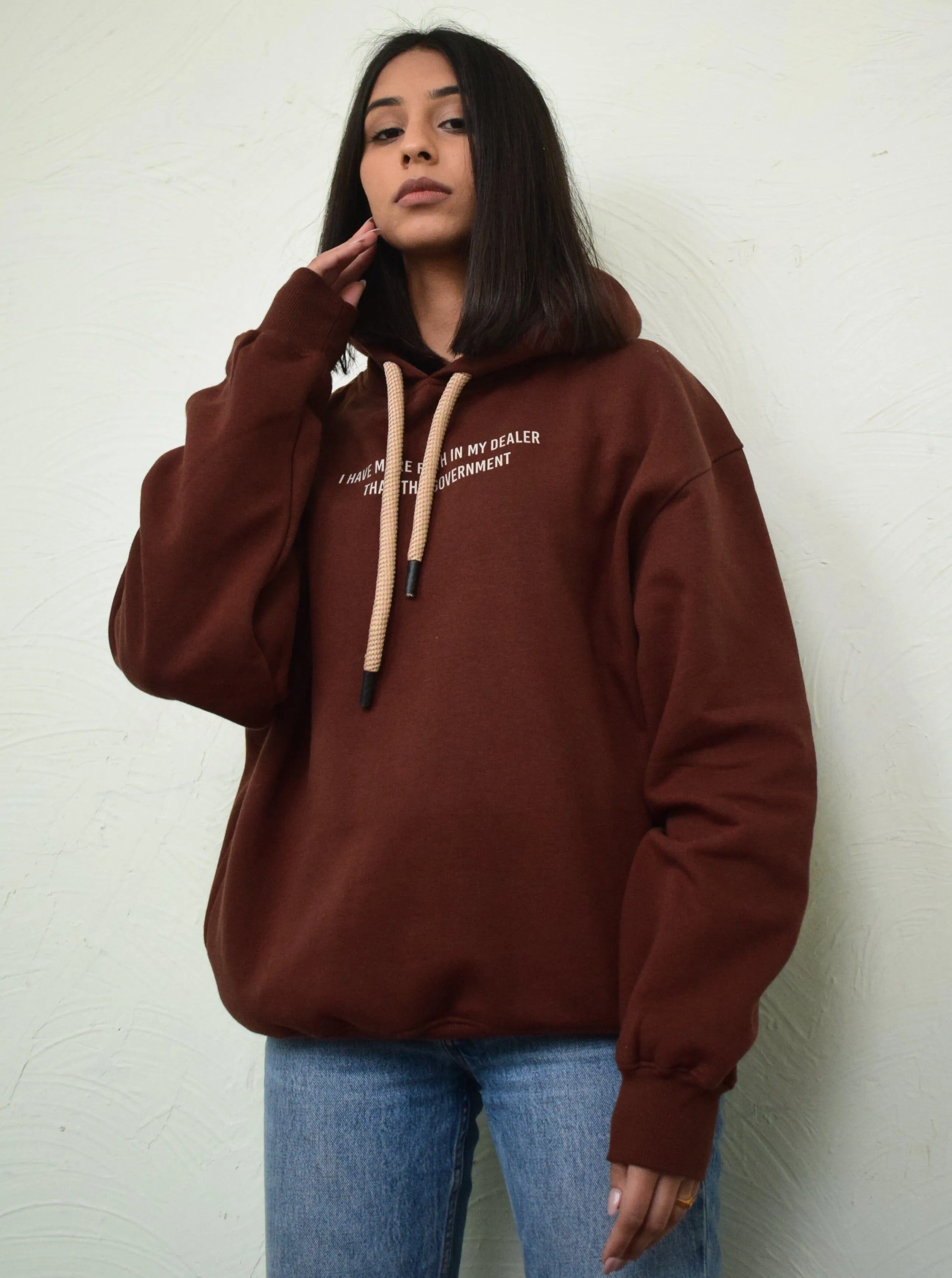 More Faith In My Dealer : Heavyweight Baggy Hoodie For Men and Women