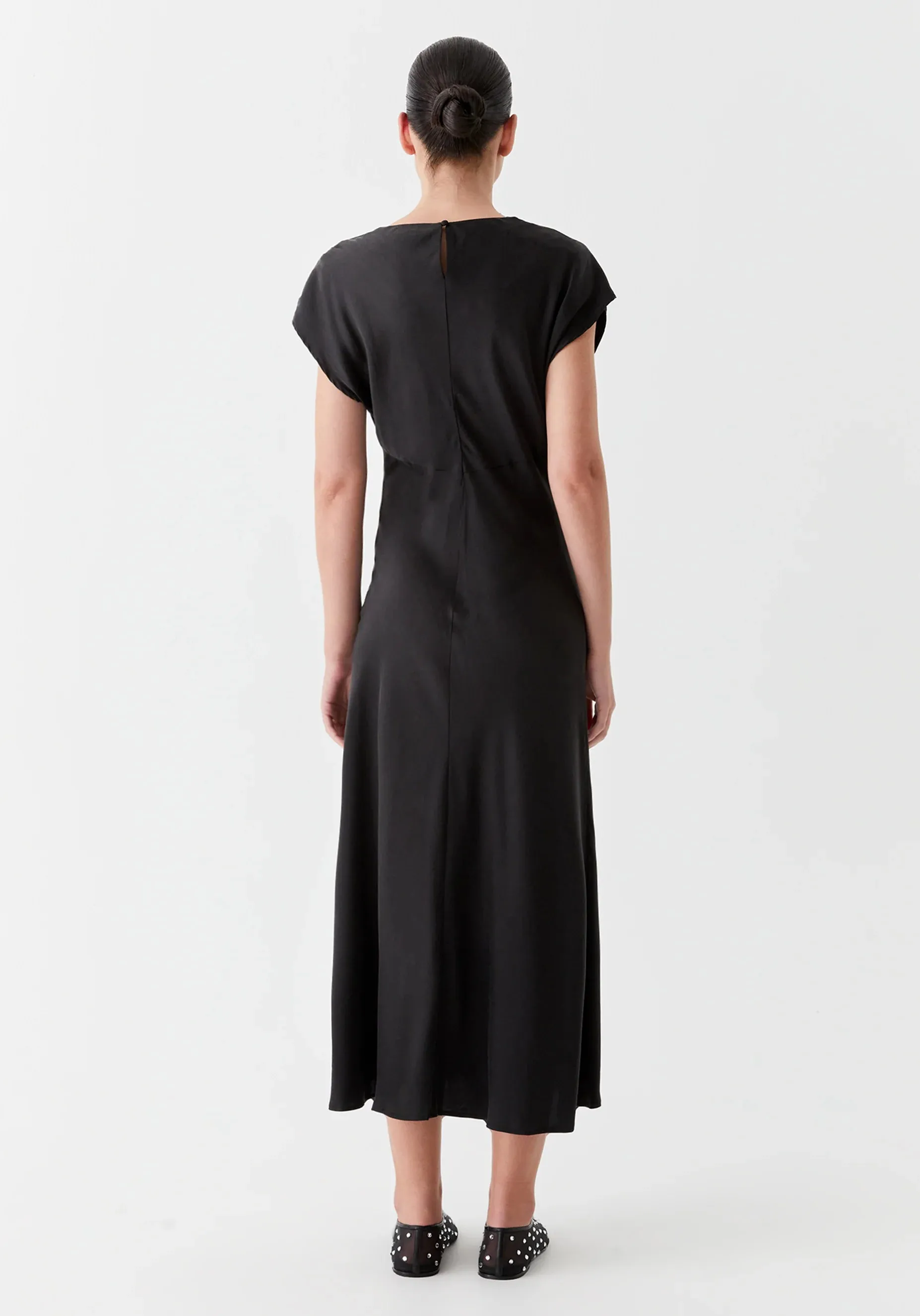 Morrison Violet Dress - Black