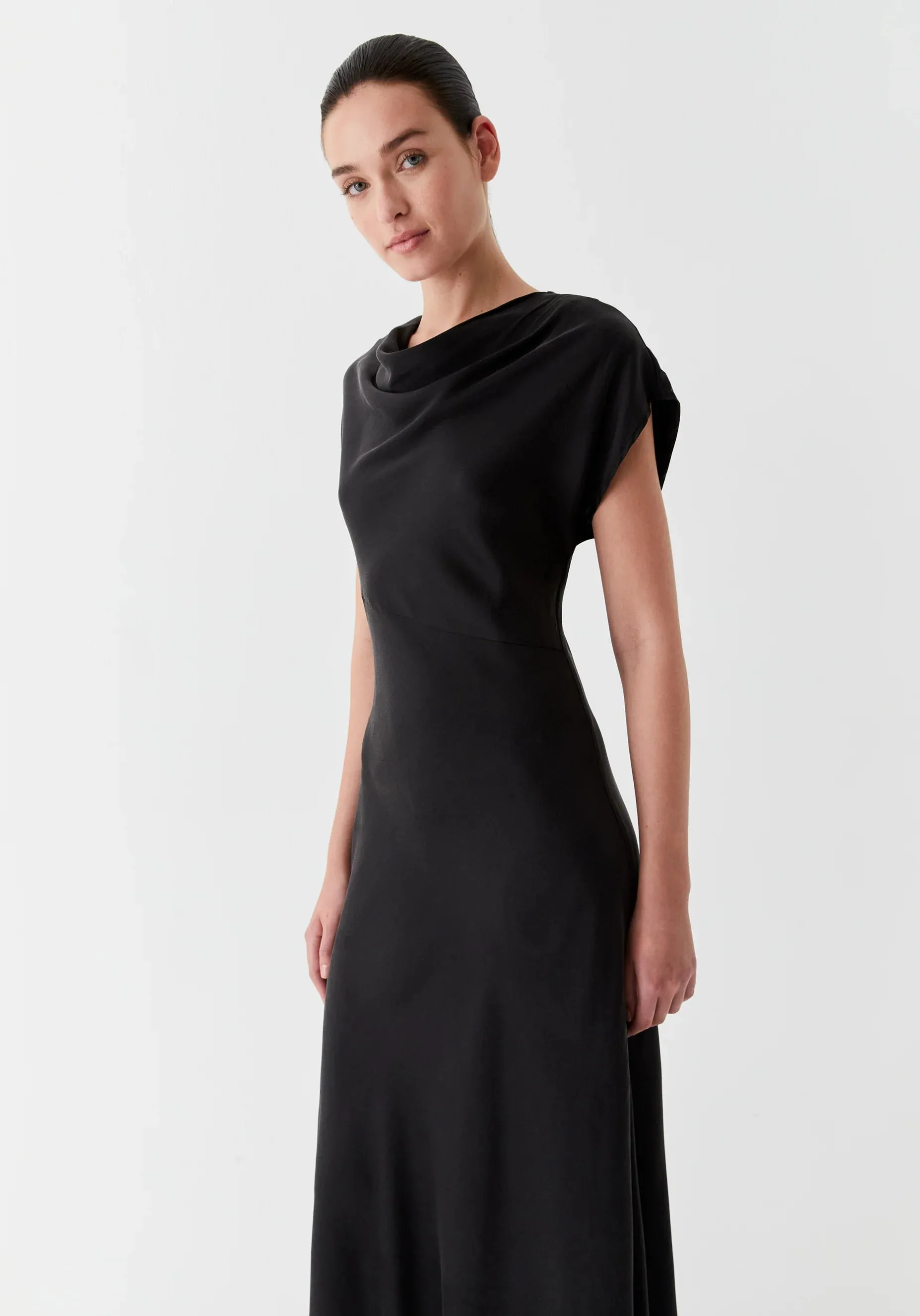 Morrison Violet Dress - Black