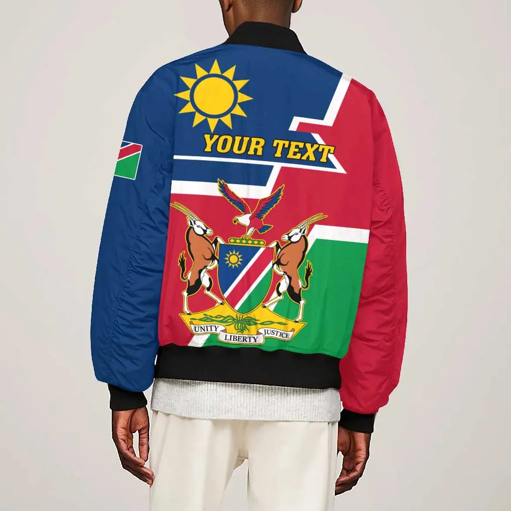 Namibia Independence Day Bomber Jacket with Coat of Arms in Unique Style LT01