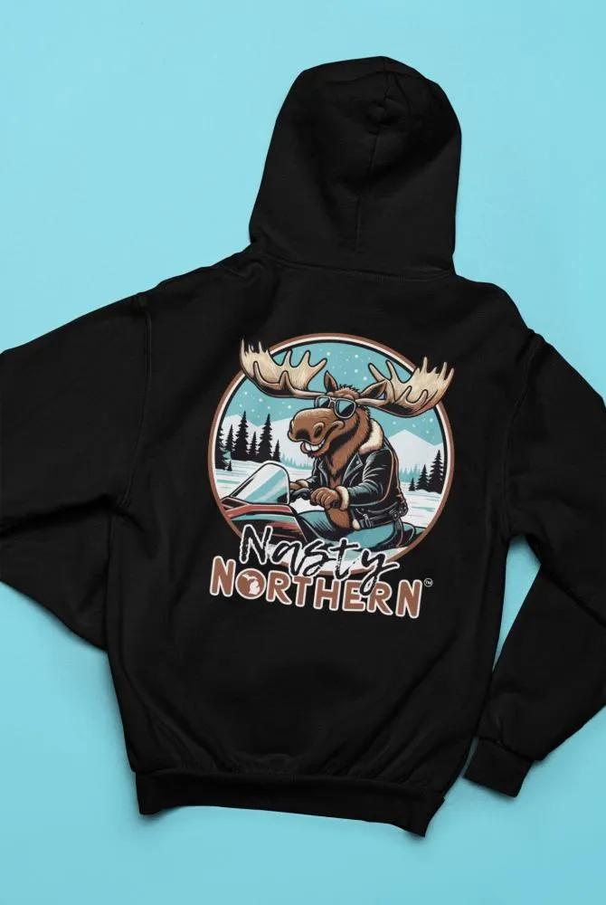 Nasty Northern Moose on the Loose Sweatshirt
