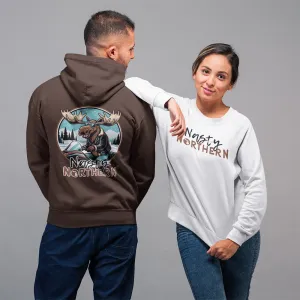 Nasty Northern Moose on the Loose Sweatshirt