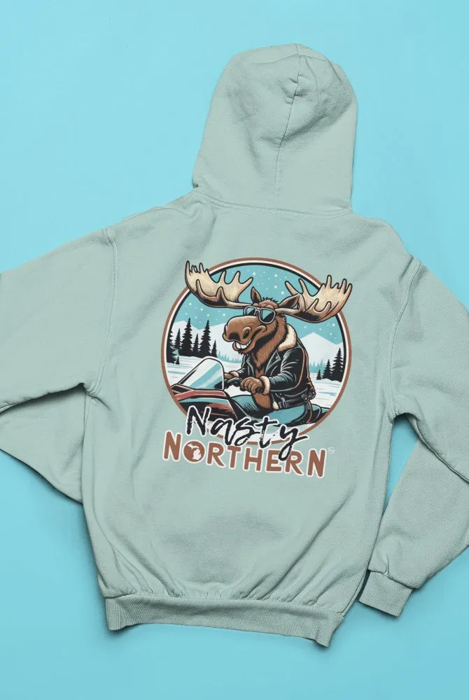 Nasty Northern Moose on the Loose Sweatshirt