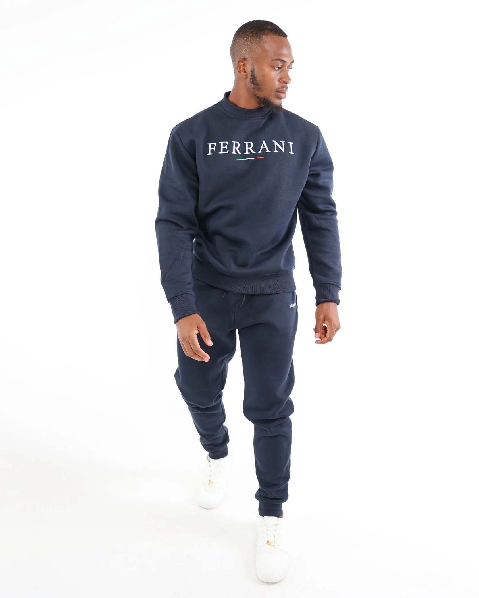 Navy Brushed Fleece Active Top