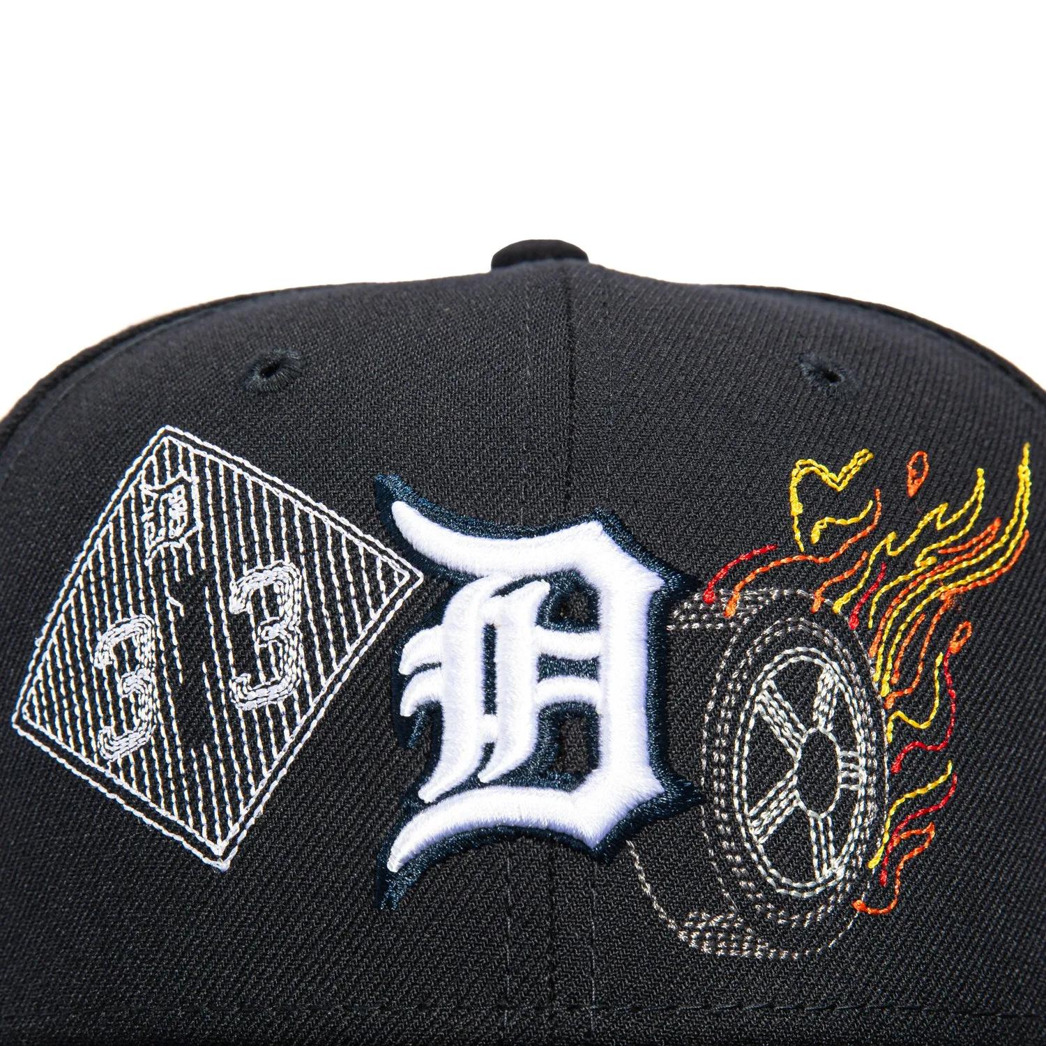 New Era 59Fifty State Stitch Detroit Tigers 2005 All Star Game Patch Hat - Navy