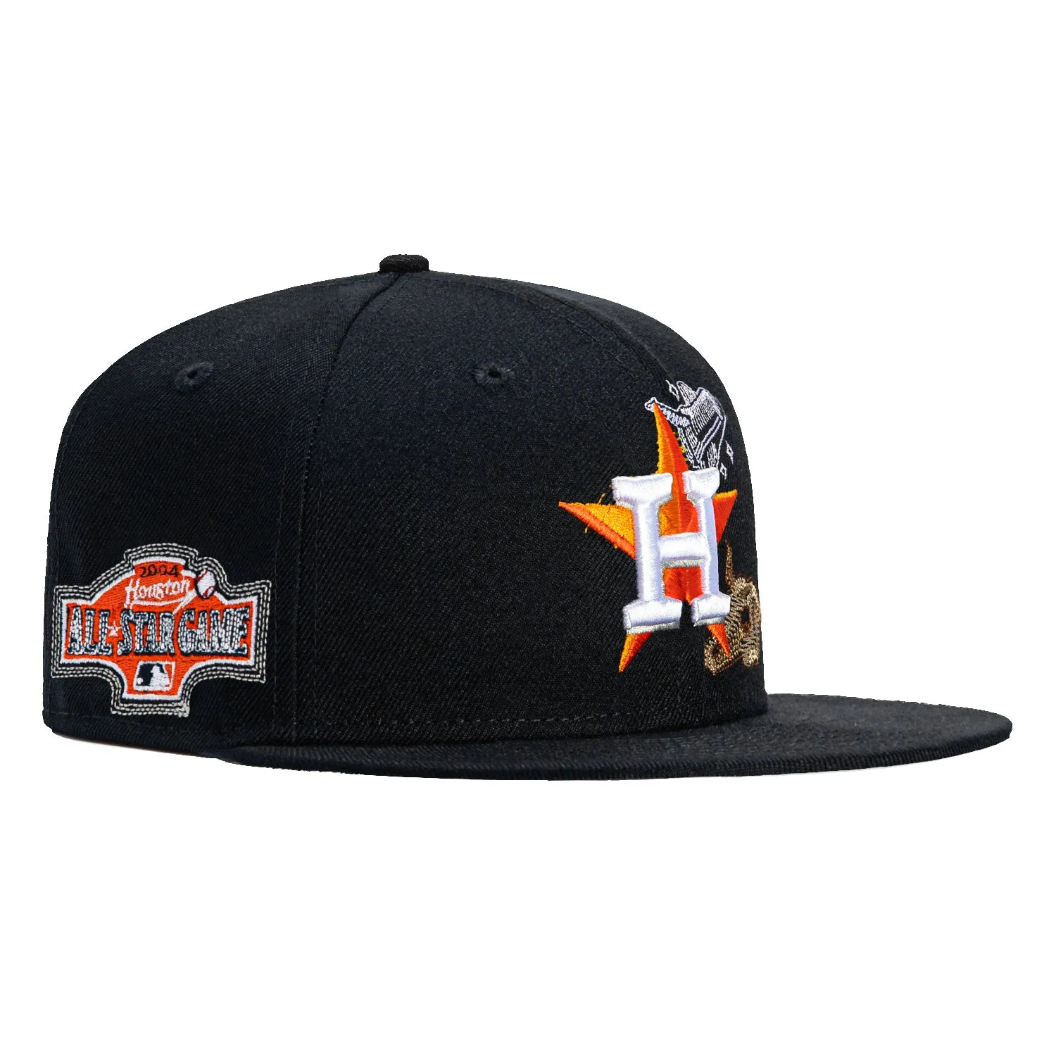 New Era 59Fifty State Stitch Houston Astros 2004 All Star Game Patch Hat - Navy