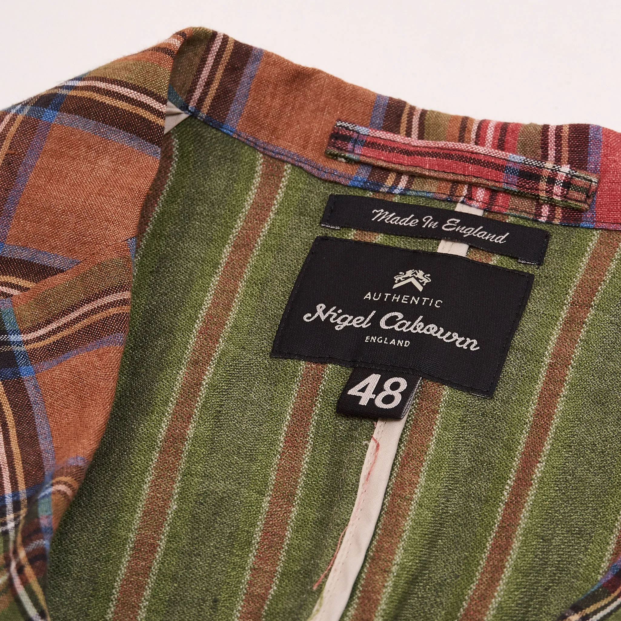 Nigel Cabourn Light Colorful Check Jacket