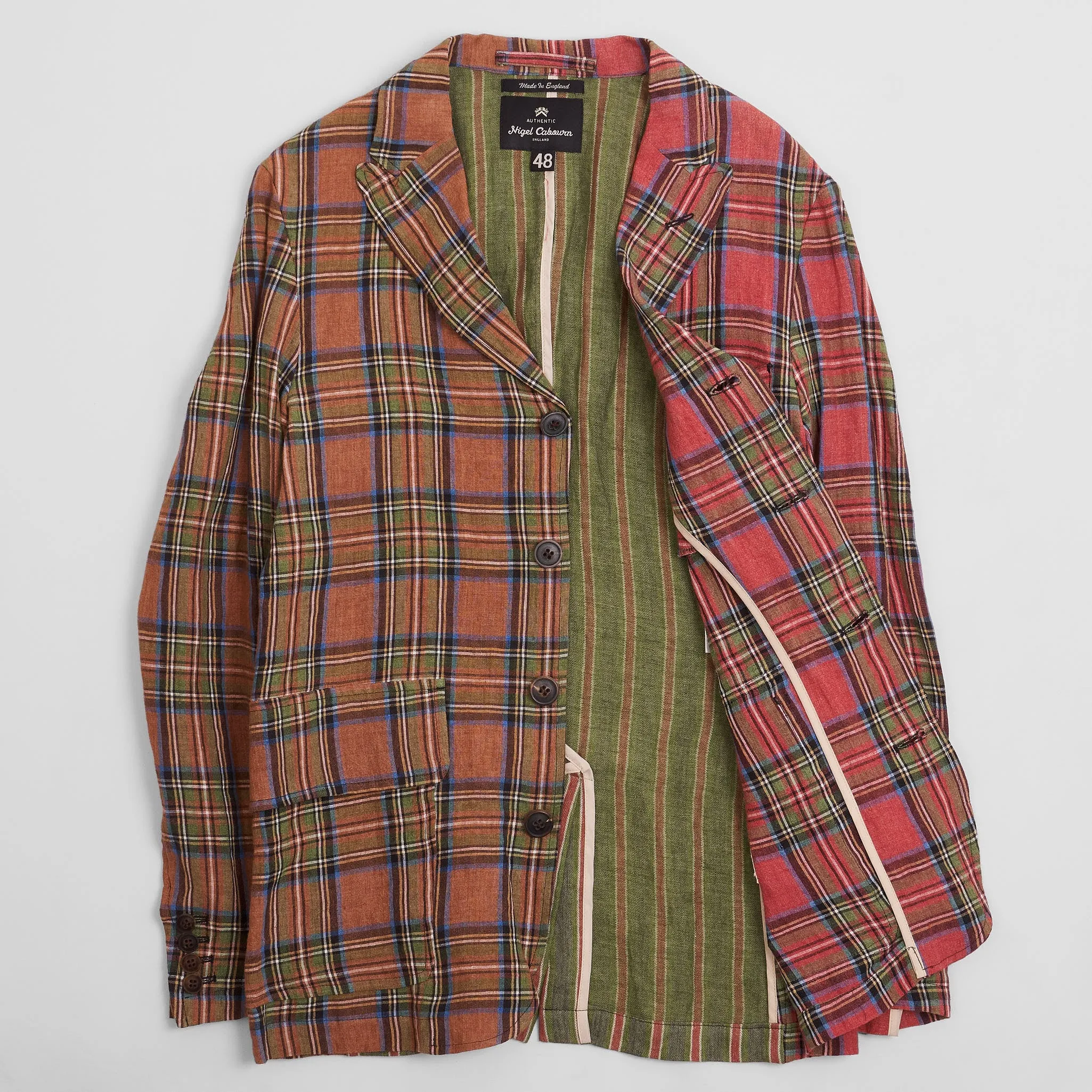Nigel Cabourn Light Colorful Check Jacket