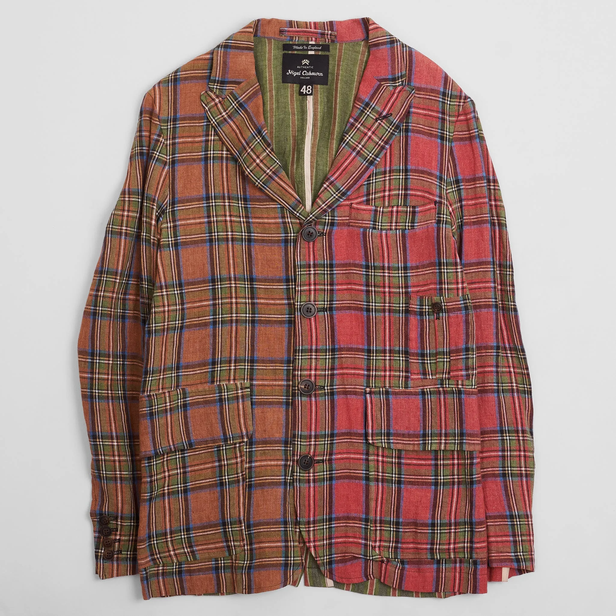 Nigel Cabourn Light Colorful Check Jacket
