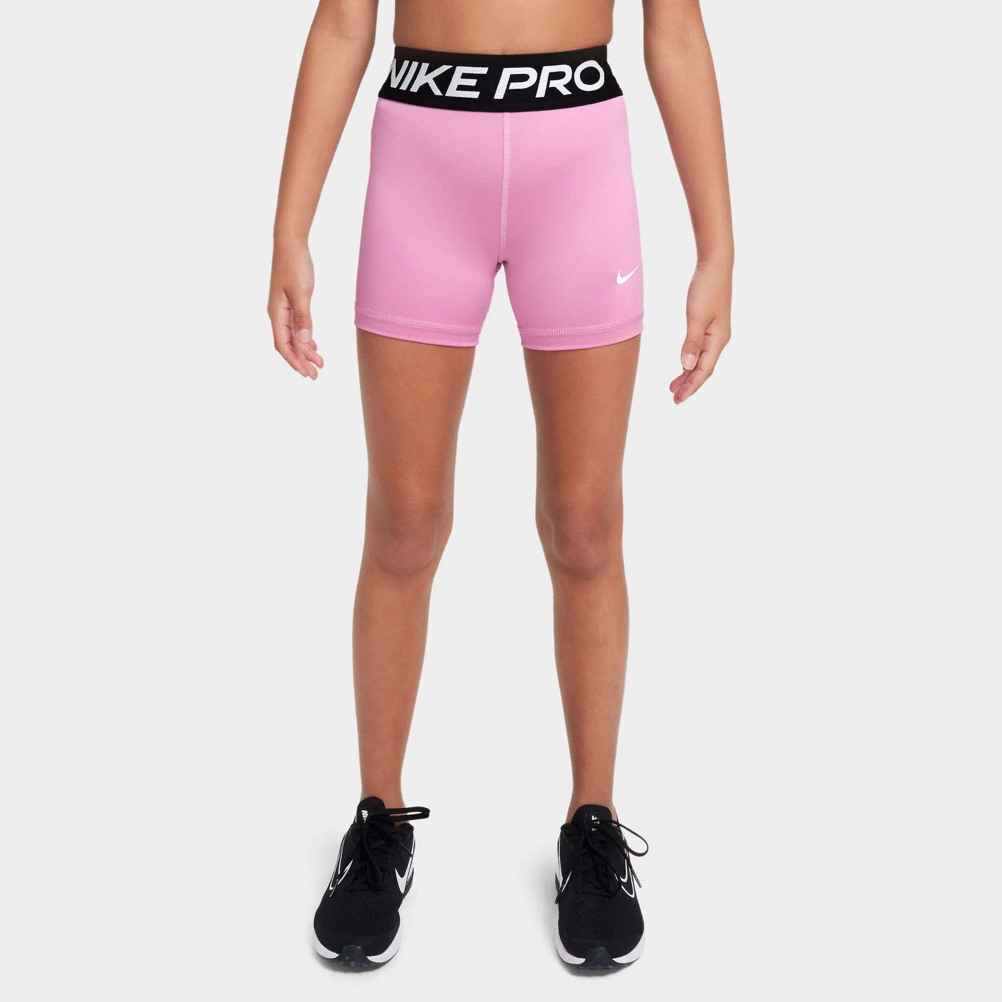 Nike Pro Girls' Shorts Magic Flamingo / White