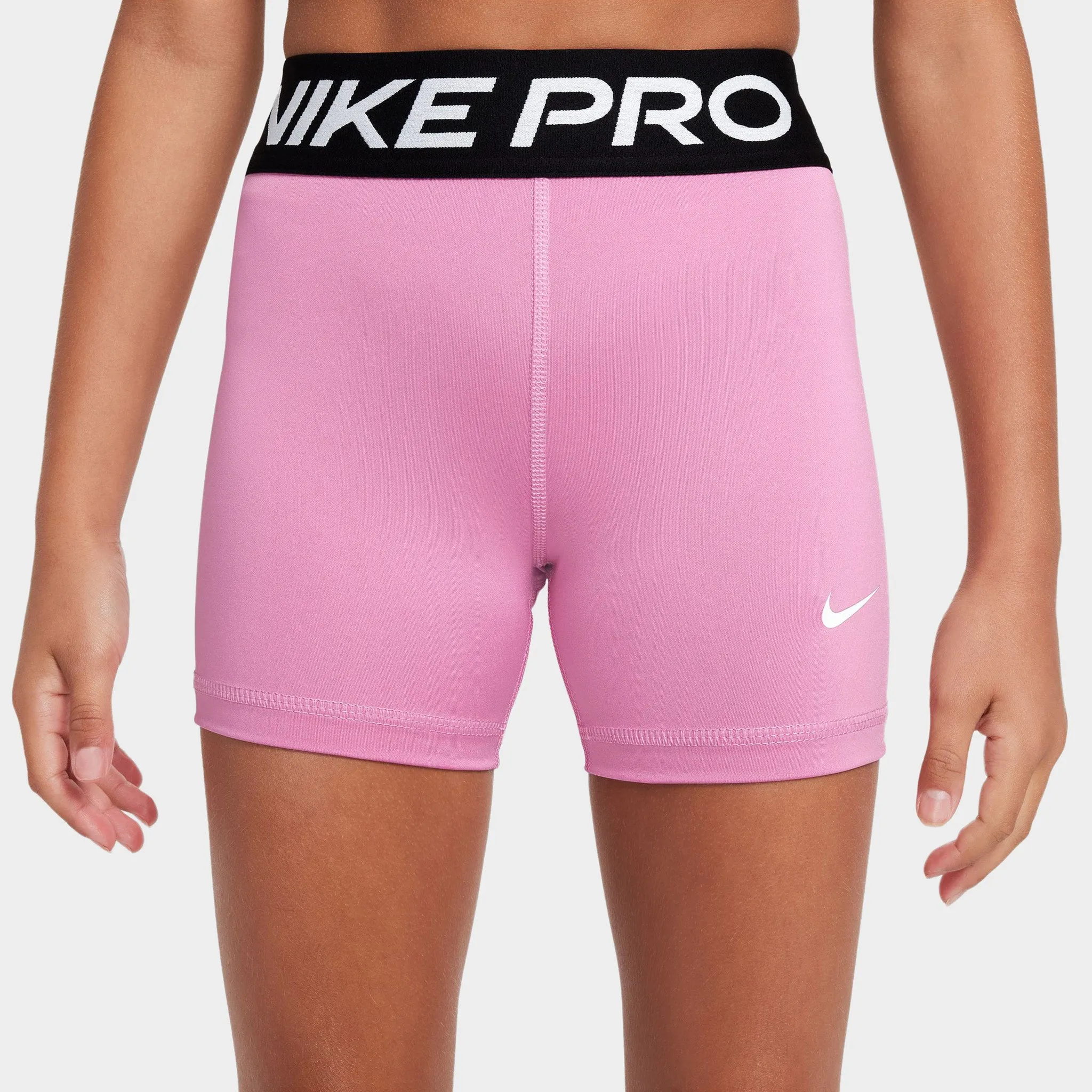 Nike Pro Girls' Shorts Magic Flamingo / White
