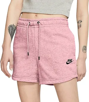 Nike Sportswear Essential Women's French Terry Shorts CJ2158-630 (Pink Glaze), Large
