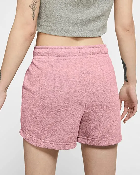 Nike Sportswear Essential Women's French Terry Shorts CJ2158-630 (Pink Glaze), Large