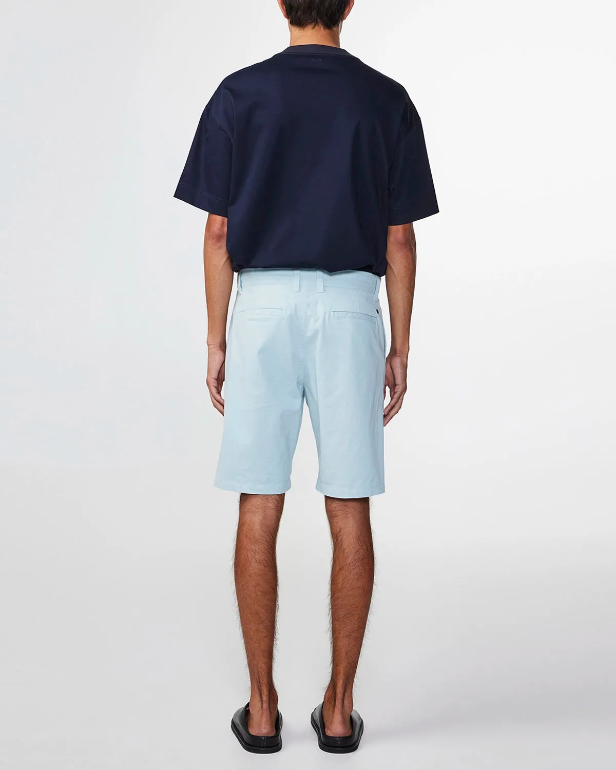 NN07 CROWN STRETCH BRUSHED COTTON TWILL STRAIGHT LEG SHORTS 1090