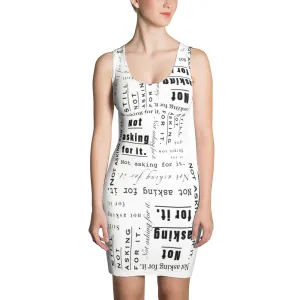 “Not asking for it” “Still not asking for it” Bodycon Dress