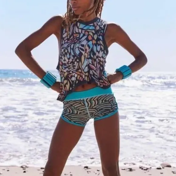 NWT Dip It Low jacquard shorts by FP Movement from Free People in size M/L