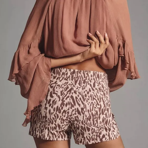 NWT Maeve x Anthropologie The Ettie Shorts Printed Edition Size 31