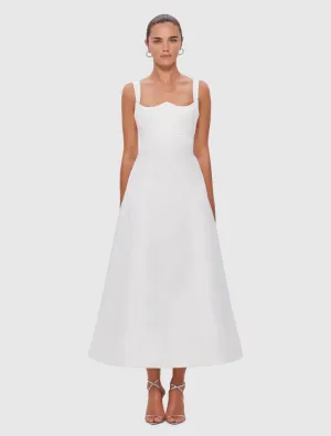 Odette Midi Dress - Snow