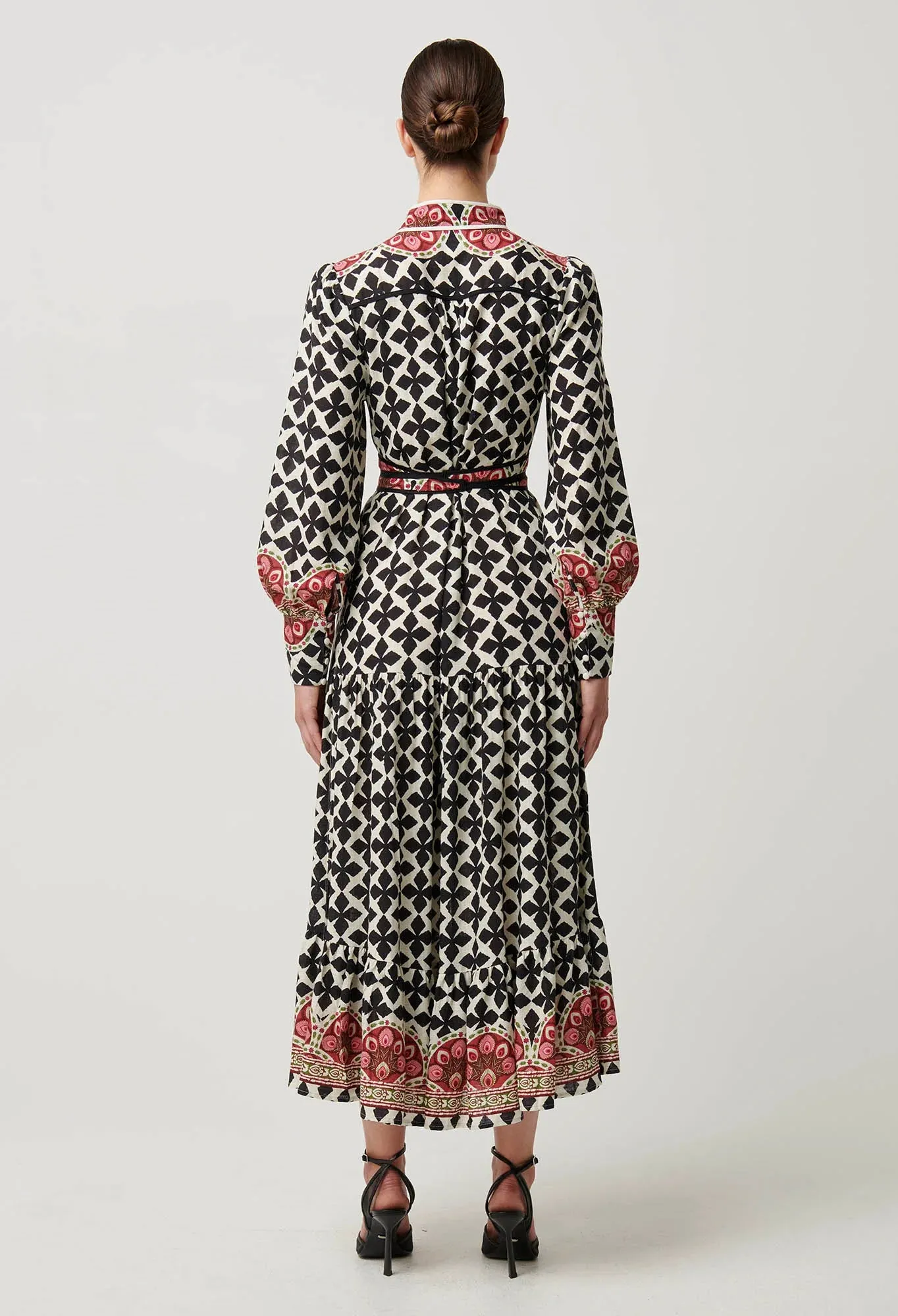 Once Was - Marielle Linen Viscose Dress - Country Tapestry