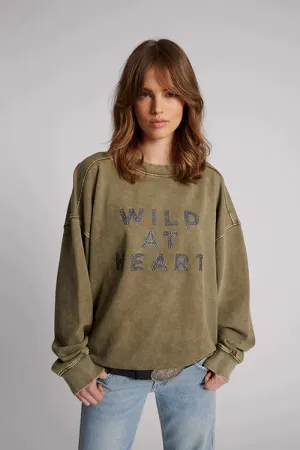 One Teaspoon Wild At Heart Studded Sweater