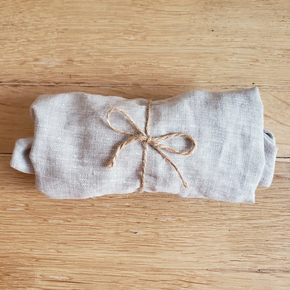 Organic Flax Linen Baby Bassinet Sheets