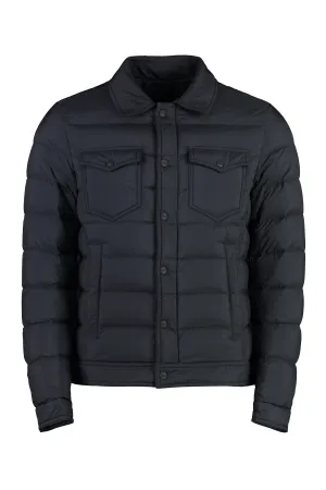 Padded jacket with snaps