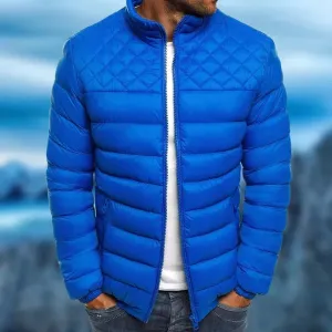 Padded wind- and waterproof jacket for men - josef